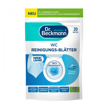 Dr.beckmann Magic Leaves utierky na WC, Ocean Breeze, 20 ks