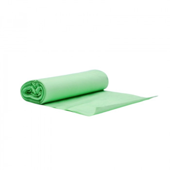 BioBag kompostovateľné vrecia na odpad, 30 l, 50 x 57 cm, 16 µm, zelené, 14 ks v rolke