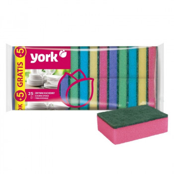 YORK špongie na riad, 25 + 5 zadarmo (30 kusov)