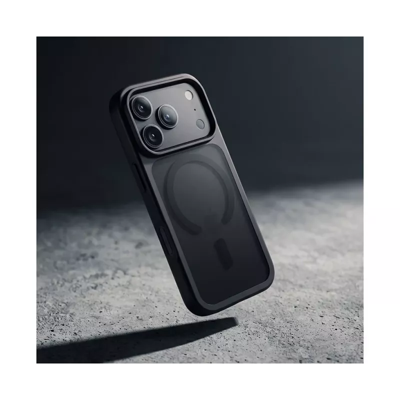 Crong Matte Magnetic MagSafe puzdro pre iPhone 18 Pro / 17 Pro, čierne