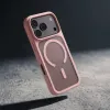 Crong Matte Magnetic MagSafe puzdro pre iPhone 18 Pro / 17 Pro, ružové