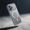Crong Matte Magnetic MagSafe puzdro pre iPhone 18 Pro / 17 Pro, biele