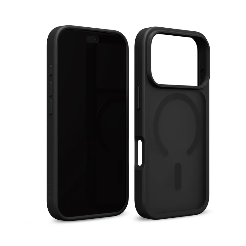 Crong Matte Magnetic MagSafe puzdro pre iPhone 18 Pro Max / 17 Pro Max, čierne