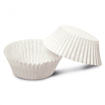 Guardini Easy Bake Bio papierové formičky na muffiny, Ø 7 x 3 cm, biele, 100 ks