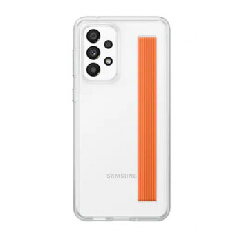 Samsung Slim Strap Cover puzdro s remienkom pre Galaxy A33 5G, transparentné (EF-XA336CTE)