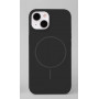 iLike Apple iPhone 15 Soft Touch silikónové puzdro s magnetom, čierne