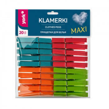 YORK MAX kolíky na bielizeň, 20 ks