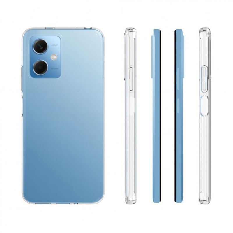 Evelatus Xiaomi Redmi Note 12 5G / Poco X5 5G priehľadné silikónové puzdro, 1,5 mm TPU