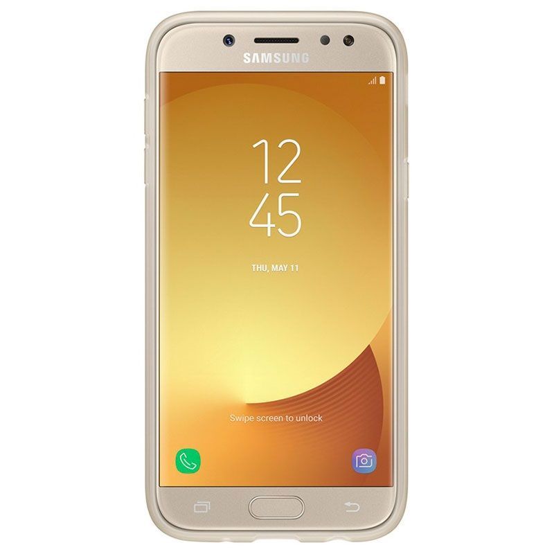 Samsung Galaxy J5 2017 Jelly kryt EF-AJ530TFEG, zlatý