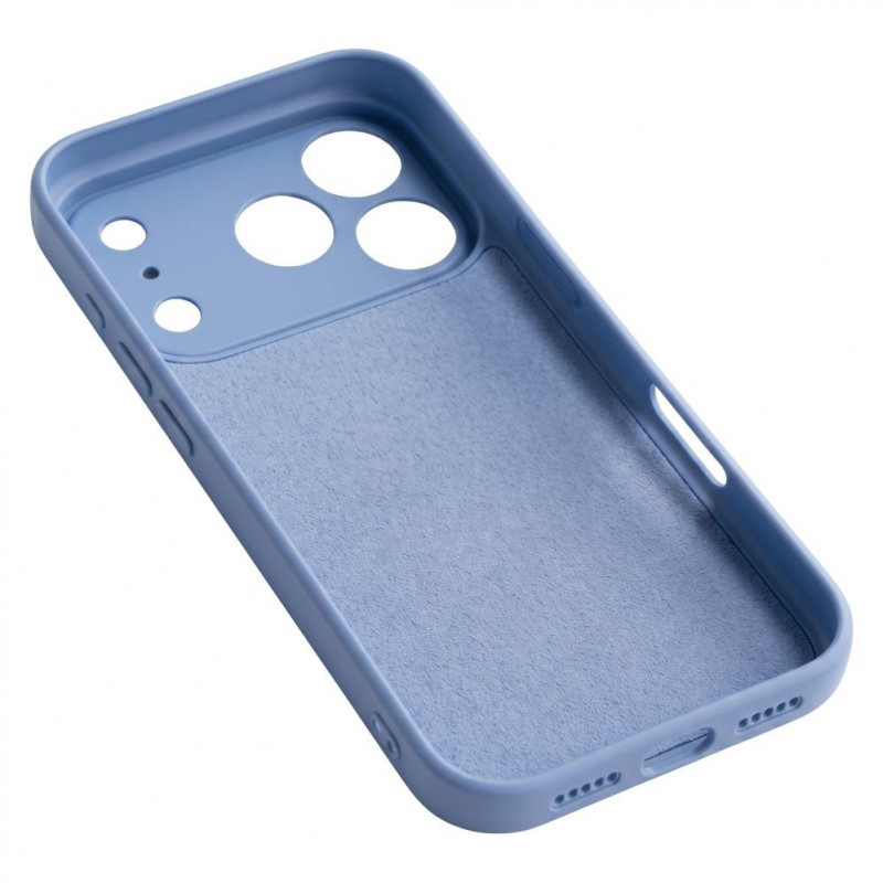 TFO silikónové puzdro pre iPhone 17 Pro Max 6.9 / 18 Pro Max 6.9, nebesky modrá