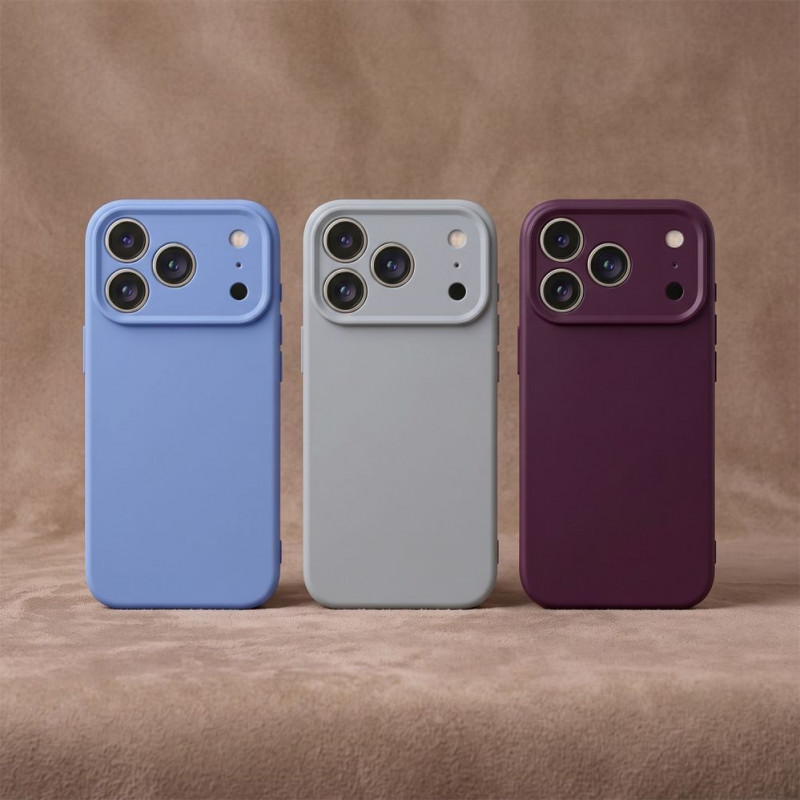 TFO silikónové puzdro pre iPhone 17 Pro Max 6.9 / 18 Pro Max 6.9, nebesky modrá