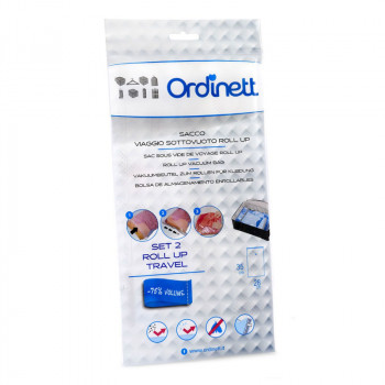 Ordinett Ordispace Roll Up cestovný vákuový vak, 35 x 28 cm, 2 ks