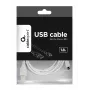 Gembird CCP-mUSB2-AMBM-6-W USB 2.0 A na Micro-USB B kábel, 1,8 m, biela