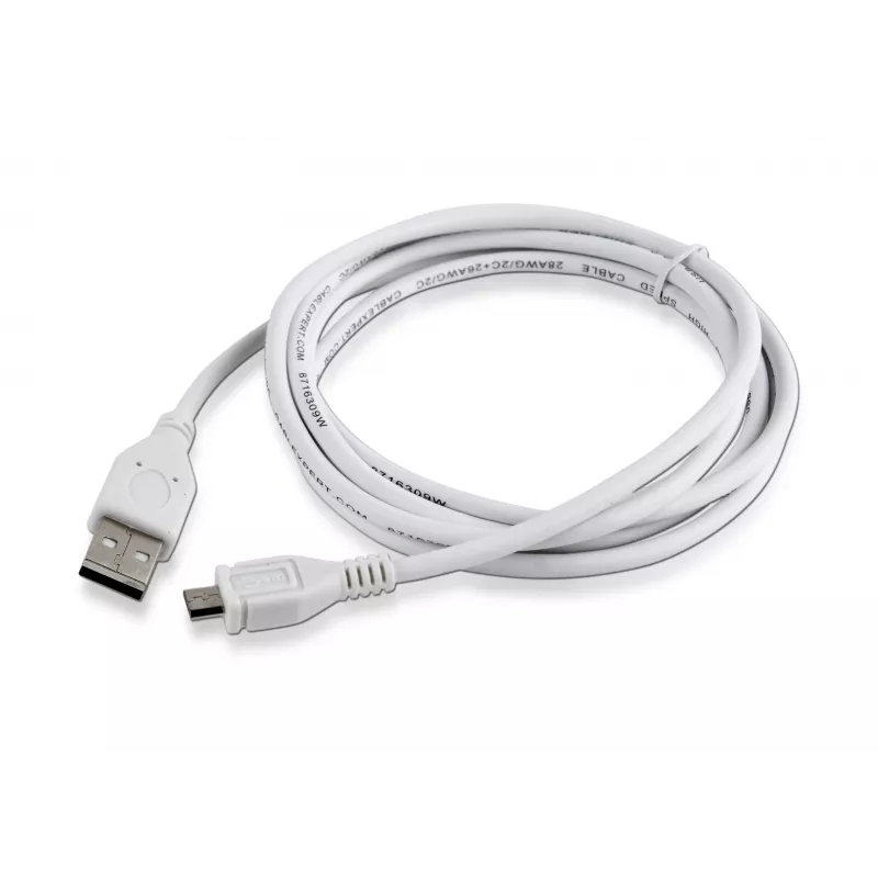Gembird CCP-mUSB2-AMBM-6-W USB 2.0 A na Micro-USB B kábel, 1,8 m, biela