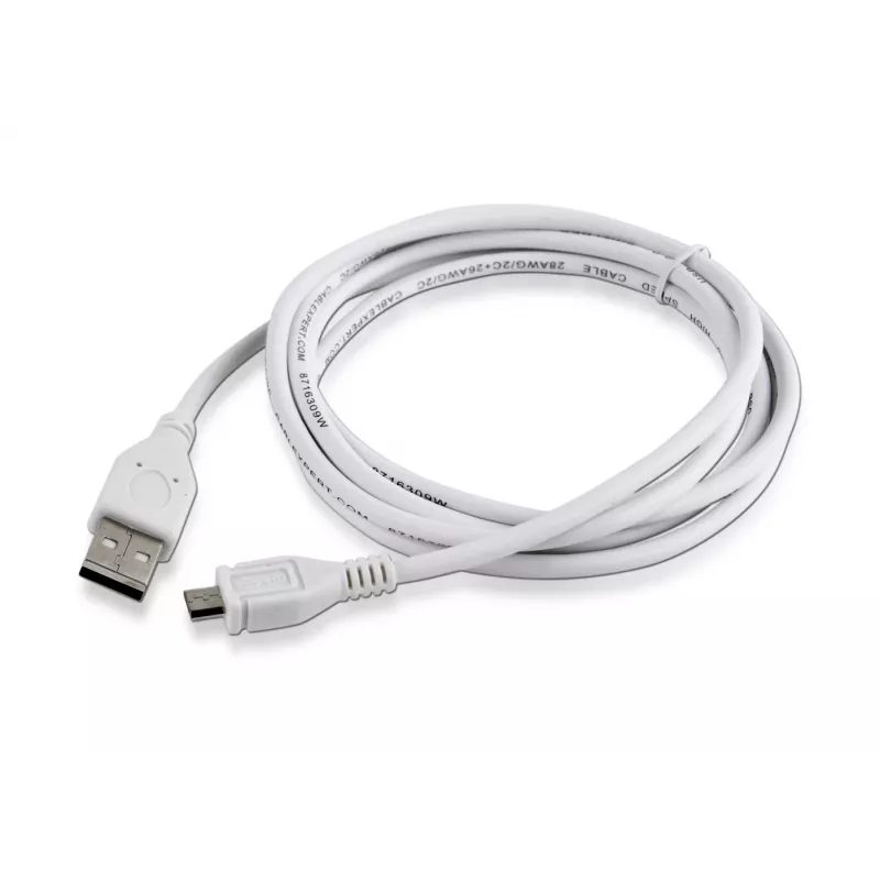 Gembird CCP-mUSB2-AMBM-6-W USB 2.0 A na Micro-USB B kábel, 1,8 m, biela