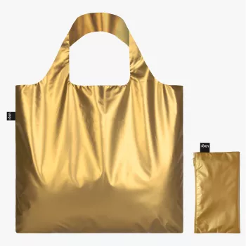 LOQI METALLIC zlatá kabelka