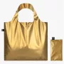 LOQI METALLIC zlatá kabelka