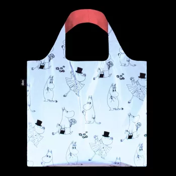 LOQI Moomin taška – Family Pattern (reflexná)