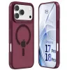 3mk Hardy Hazy MagCase pre Apple iPhone 17 Pro / 18 Pro, bordová