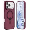3mk Hardy Hazy MagCase pre Apple iPhone 17 Pro Max / 18 Pro Max, bordová