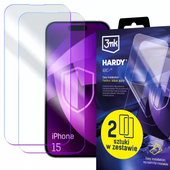 3mk Hardy ARC+ 4-vrstvová ochrana displeja pre Apple iPhone 15