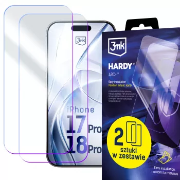 3mk Hardy ARC+ 4-vrstvová ochranná fólia displeja pre Apple iPhone 17 Pro / 18 Pro