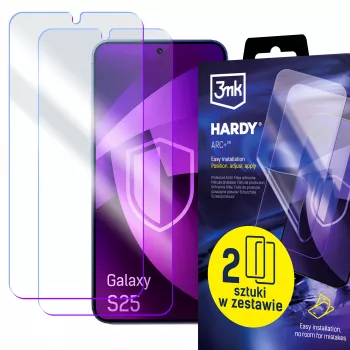 3mk Hardy ARC+ 4-vrstvová ochranná fólia displeja pre Samsung Galaxy S25