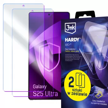 3mk Hardy ARC+ 4-vrstvová ochranná fólia displeja pre Samsung Galaxy S25 Ultra