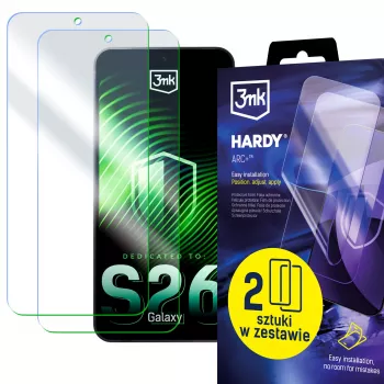 3mk Hardy ARC+ 4-vrstvová ochranná fólia displeja pre Samsung Galaxy S26