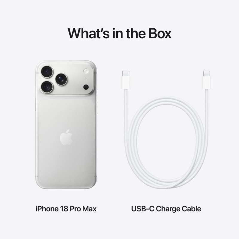 Apple iPhone 18 Pro Max 2TB strieborná