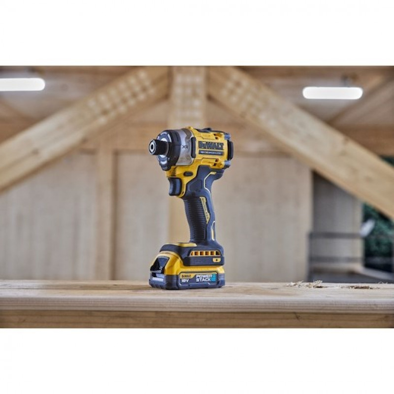 DeWALT DCF860E2T-QW akumulátorový rázový uťahovač 3800 RPM čierna, žltá