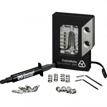 Thermal Grizzly DeltaMate MPII CPU vodný chladič, AM5, čierna/strieborná