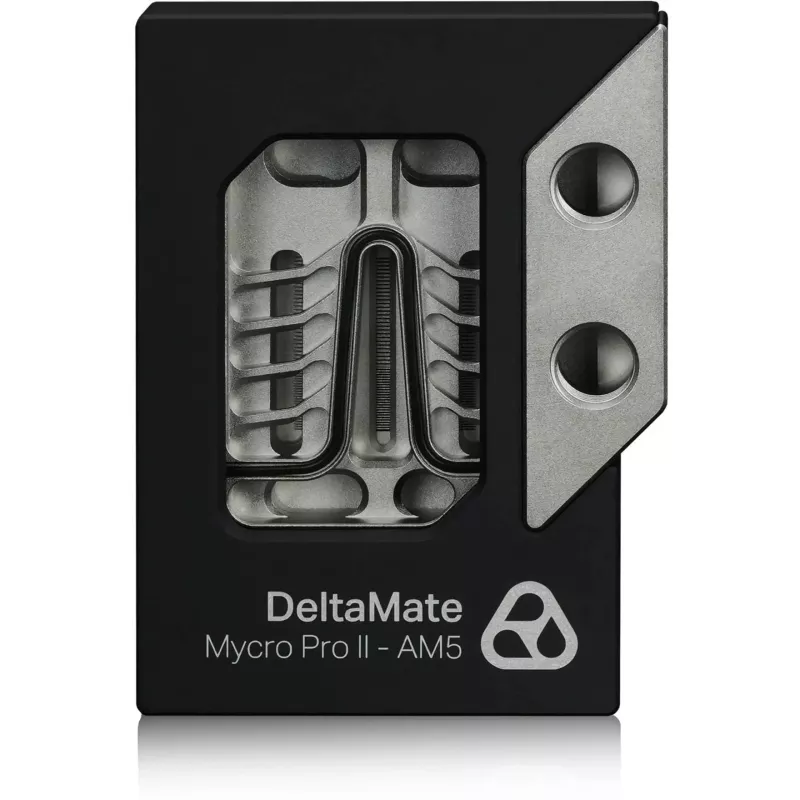 Thermal Grizzly DeltaMate MPII CPU vodný chladič, AM5, čierna/strieborná