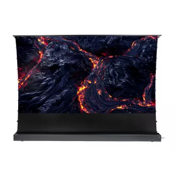 celexon CLR UST vysokokontrastné podlahové nožnicové plátno s motorom HomeCinema V2.0 110, 279,4 cm (1000029771)