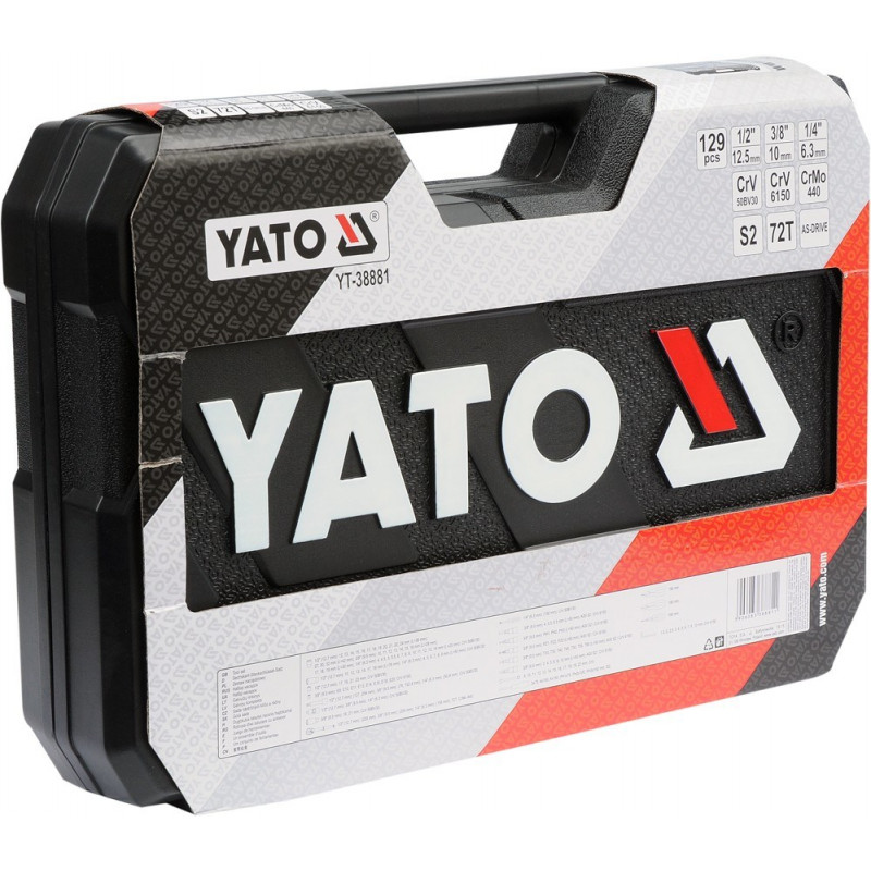Yato YT-38881 mechanická sada náradia 129 nástrojov