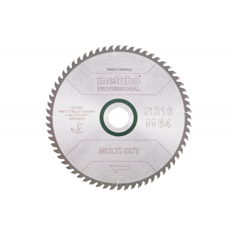 Metabo 628063000 kotúč píly 21,6 cm 1 ks