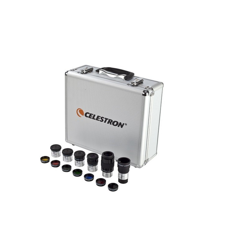 Celestron 94303 teleskopický okulár, čierna/metallic