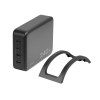 Logilink USB-C stolná nabíjačka, 240 W, GaN, 4-portová, 4x USB-C (PD), čierna