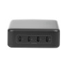 Logilink USB-C stolná nabíjačka, 240 W, GaN, 4-portová, 4x USB-C (PD), čierna