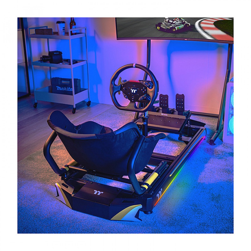 Thermaltake GK500 kokpit pre simulátor pretekov go-kart, čierny