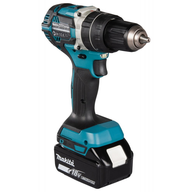 Makita DHP484RFJ akumulátorová vŕtačka, 2000 ot/min, čierna/modrá