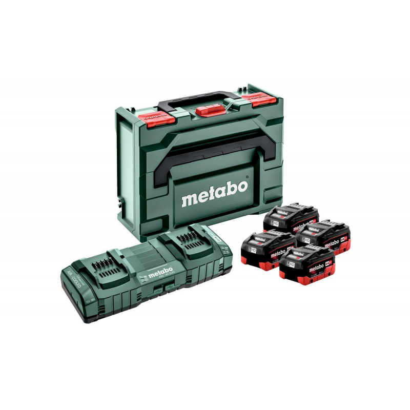 Metabo 18 V LiHD batéria 8,0 Ah, 4 ks + nabíjačka (685135000)
