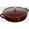 STAUB dusený hrniec z liatiny s pokrievkou 24 cm, grenadine