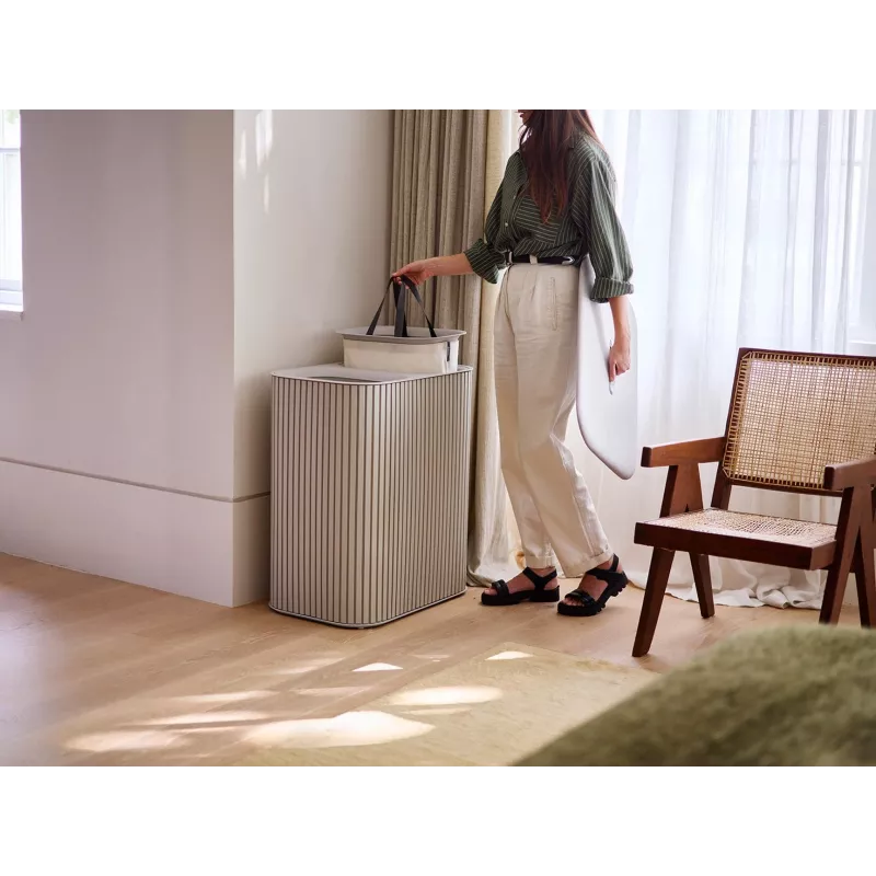 Joseph Joseph Tota Twin Luxe 90L triedička bielizne, ecru