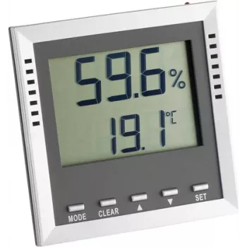 TFA Dostmann KLIMA GUARD termo-hygrometer, strieborná (30.5010.54.K)