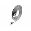 Wirewin Slim Cat6a U/FTP patch kábel RJ45, 5 m, čierny