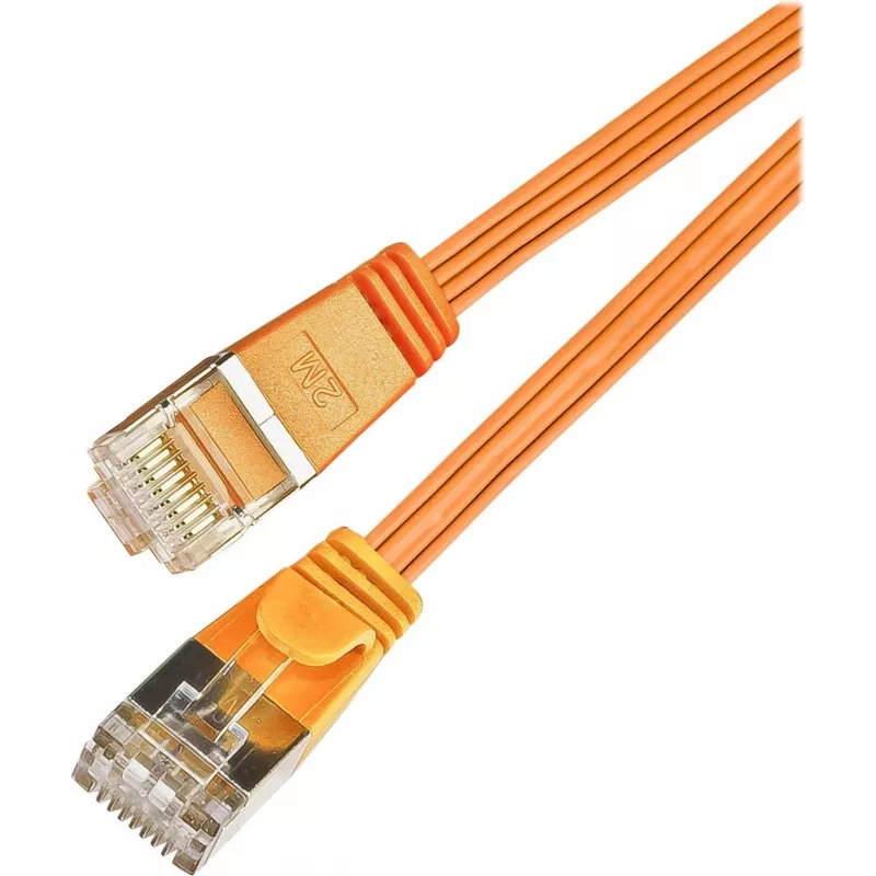 Wirewin Slim Cat6 U/FTP patch kábel RJ45, 0,25 m, oranžový