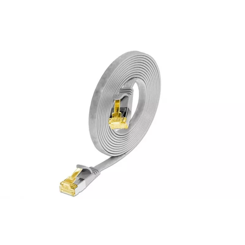 Wirewin Slim Cat6a U/FTP patch kábel RJ45, 0,5 m, sivý