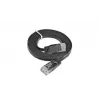 Wirewin Slim Cat6 U/UTP patch kábel RJ45, 0,1 m, čierny