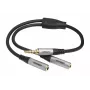 celexon Professional stereo jack na 2x M/F audio adaptér